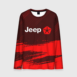 Лонгслив мужской JEEP Яркий, цвет: 3D-принт