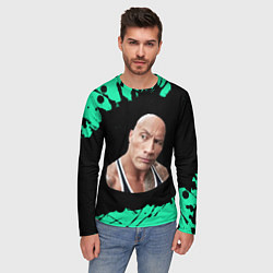 Лонгслив мужской BUBBLE KVASS - СКАЛА Краски, цвет: 3D-принт — фото 2