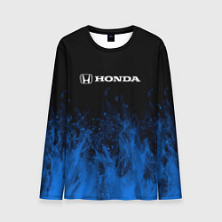 Лонгслив мужской Honda огонь, цвет: 3D-принт