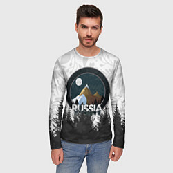 Лонгслив мужской Russian Тайга, цвет: 3D-принт — фото 2