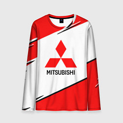 Мужской лонгслив Mitsubishi Logo Geometry