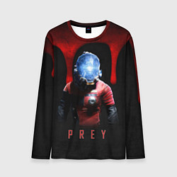 Мужской лонгслив Prey dark blood