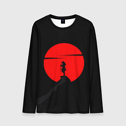 Лонгслив мужской SAMURAI RED MOON, цвет: 3D-принт