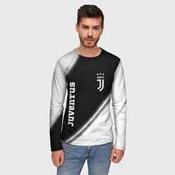 Лонгслив мужской ЮВЕНТУС Juventus Краска, цвет: 3D-принт — фото 2