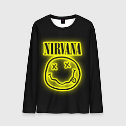 Мужской лонгслив NIRVANA неон