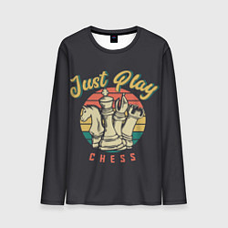 Мужской лонгслив Just Play Шахматы