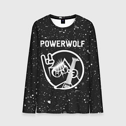 Лонгслив мужской Powerwolf КОТ Брызги, цвет: 3D-принт