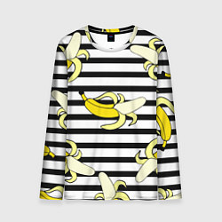 Лонгслив мужской Banana pattern Summer, цвет: 3D-принт