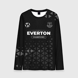 Лонгслив мужской Everton Форма Champions, цвет: 3D-принт