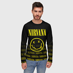 Лонгслив мужской Smile Nirvana, цвет: 3D-принт — фото 2