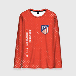 Лонгслив мужской АТЛЕТИКО Atletico Madrid Sport Гранж, цвет: 3D-принт