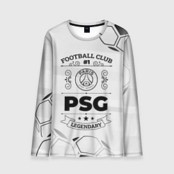 Лонгслив мужской PSG Football Club Number 1 Legendary, цвет: 3D-принт