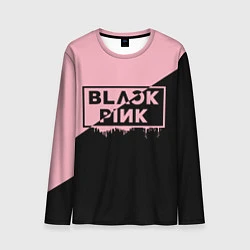 Лонгслив мужской BLACKPINK BIG LOGO, цвет: 3D-принт