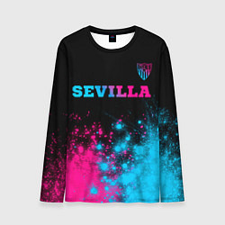 Лонгслив мужской Sevilla Neon Gradient, цвет: 3D-принт