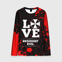 Мужской лонгслив Resident Evil Love Классика