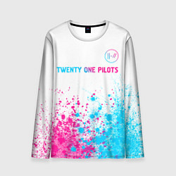 Лонгслив мужской Twenty One Pilots Neon Gradient, цвет: 3D-принт