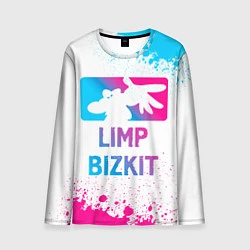 Лонгслив мужской Limp Bizkit Neon Gradient, цвет: 3D-принт
