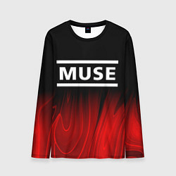 Лонгслив мужской Muse red plasma, цвет: 3D-принт