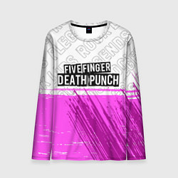 Лонгслив мужской Five Finger Death Punch rock legends: символ сверх, цвет: 3D-принт