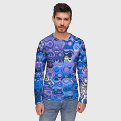 Лонгслив мужской Blurring colors, цвет: 3D-принт — фото 2