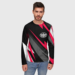 Лонгслив мужской FAW fast lines, цвет: 3D-принт — фото 2