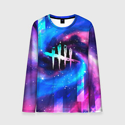 Лонгслив мужской Dead by Daylight неоновый космос, цвет: 3D-принт