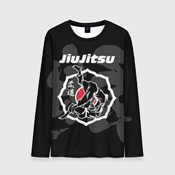 Мужской лонгслив Jiu-jitsu throw logo