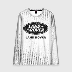 Лонгслив мужской Land Rover с потертостями на светлом фоне, цвет: 3D-принт