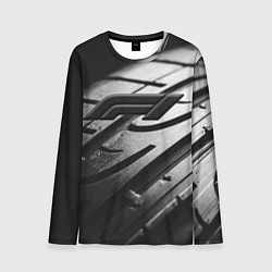 Лонгслив мужской Formula 1 - dark theme, цвет: 3D-принт