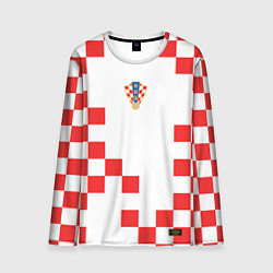 Лонгслив мужской Сборная Хорватии форма к чемпионату мира 2022, цвет: 3D-принт
