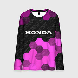 Лонгслив мужской Honda pro racing: символ сверху, цвет: 3D-принт