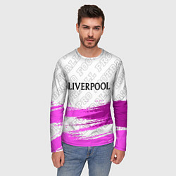 Лонгслив мужской Liverpool pro football: символ сверху, цвет: 3D-принт — фото 2