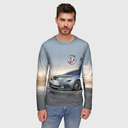 Лонгслив мужской Buick Riviera - Concept - Nature, цвет: 3D-принт — фото 2