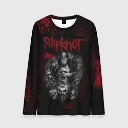 Мужской лонгслив Slipknot dark red