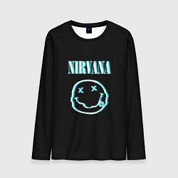 Мужской лонгслив Nirvana неон