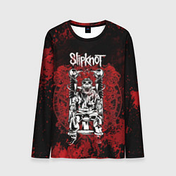 Лонгслив мужской Slipknot - скелет, цвет: 3D-принт
