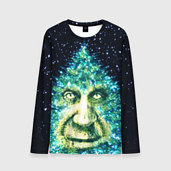 Лонгслив мужской Мудрое Новогоднее Дерево, цвет: 3D-принт