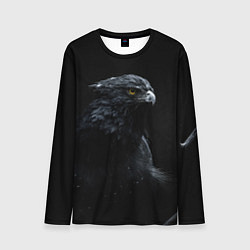 Лонгслив мужской Тёмный орёл, цвет: 3D-принт