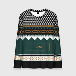 Лонгслив мужской FIRM как свитер из 90х, цвет: 3D-принт