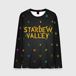 Лонгслив мужской Фруктовый паттерн из Stardew Valley, цвет: 3D-принт