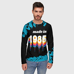 Лонгслив мужской Made in 1985: liquid art, цвет: 3D-принт — фото 2