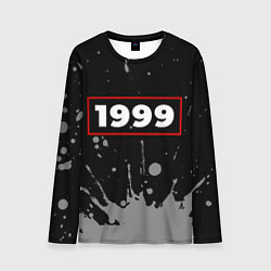 Мужской лонгслив 1999 - в красной рамке на темном