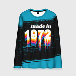 Лонгслив мужской Made in 1972: liquid art, цвет: 3D-принт