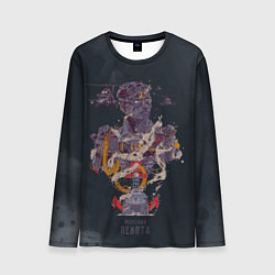 Лонгслив мужской Морская пехота в деле, цвет: 3D-принт