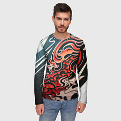 Лонгслив мужской Ирезуми-арт, цвет: 3D-принт — фото 2