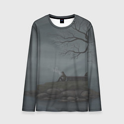 Лонгслив мужской Мистический остров, цвет: 3D-принт