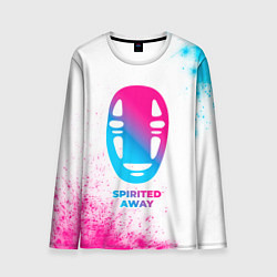 Лонгслив мужской Spirited Away neon gradient style, цвет: 3D-принт