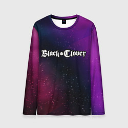 Мужской лонгслив Black Clover gradient space