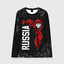 Лонгслив мужской Сборная России - national team Russia, цвет: 3D-принт