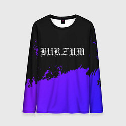 Лонгслив мужской Burzum purple grunge, цвет: 3D-принт